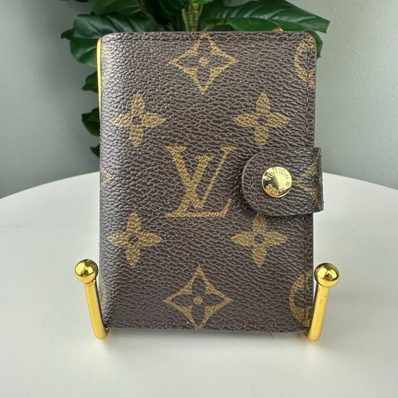 💎✨Authentic Louis Vuitton Monogram Credit Card Photo Holder - Picture 1 of 4